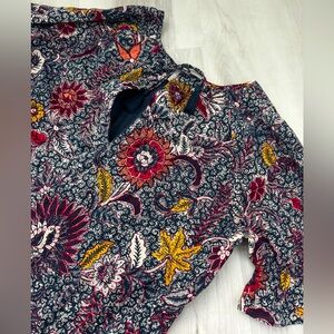 Madewell size M dress with autumn floral print